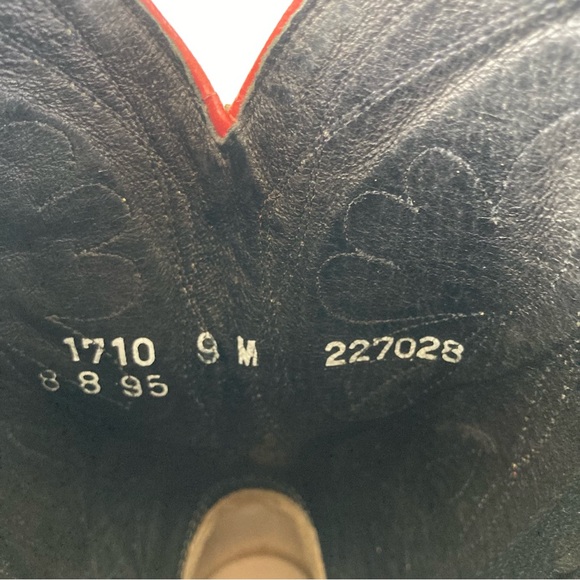 Vtg ACME Shorty Pee Wee Cowgirl boots snip toe Sz 9 Womens Western Rodeo Inlay - Picture 7 of 14